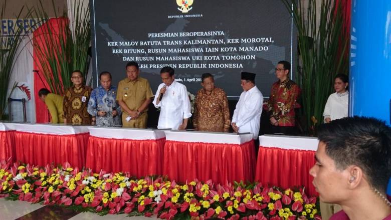 Di Manado, RI 1 Resmikan Proyek, Hadiri Konferensi Gereja dan Ngopi Ala Milenial
